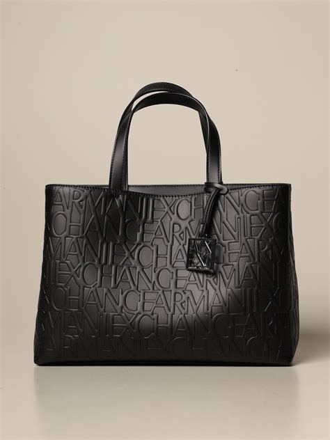 bolsa armani exchange negra|armani exchange purses.